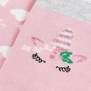 3 for $15.00 - ASOS 3 Pack Unicorn Pink Gray Socks by Threadbare New! 🦄 💕